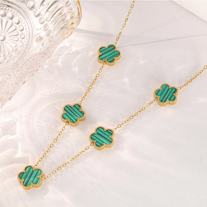 Five Leaf Necklace