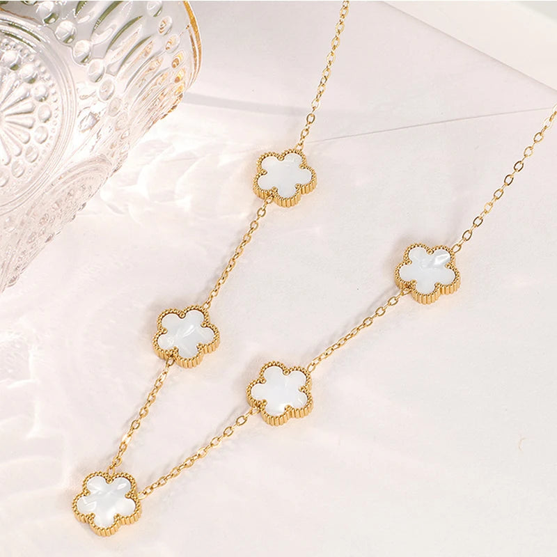 Five Leaf Necklace
