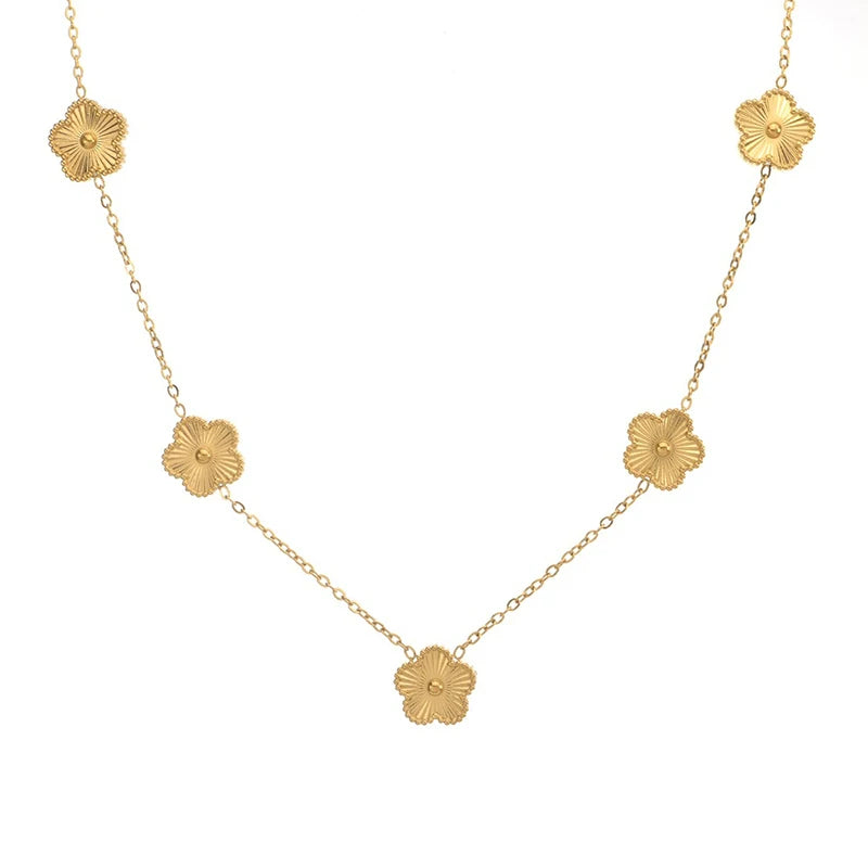 Five Leaf Necklace