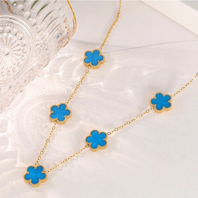 Five Leaf Necklace
